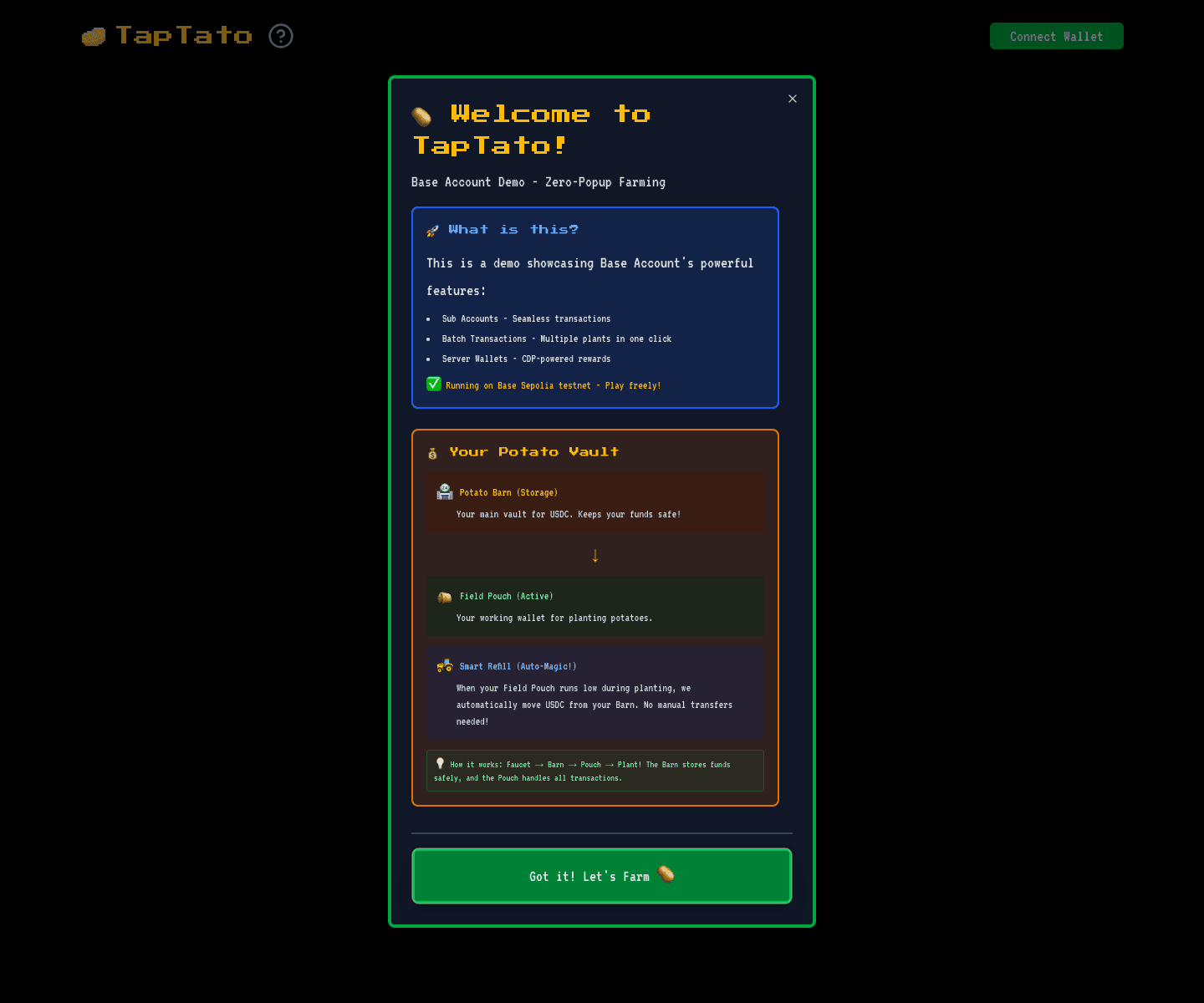 TapTato proof